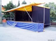 Zastřešené pódium 7,5 x 5 m