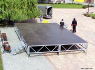 Zastřešené pódium 7,5 x 5 m